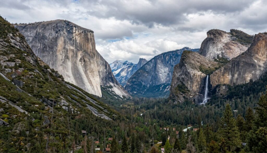 Half Dome and Yosemite Valley view, showcasing one of America's 10 most stunning national parks