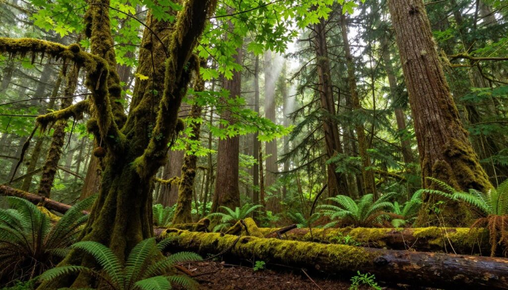 Hoh Rainforest in Olympic National Park, one of America's 10 most stunning national parks