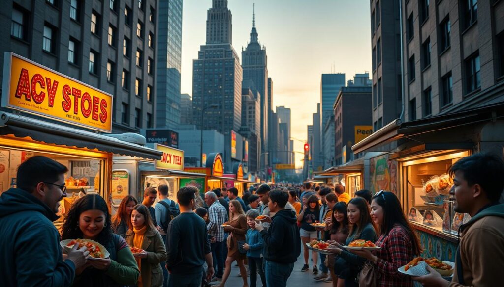 New York City street food scene