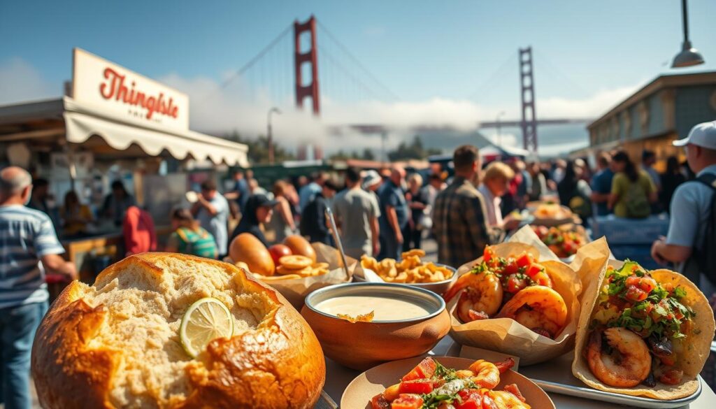 San Francisco sourdough and seafood cuisine